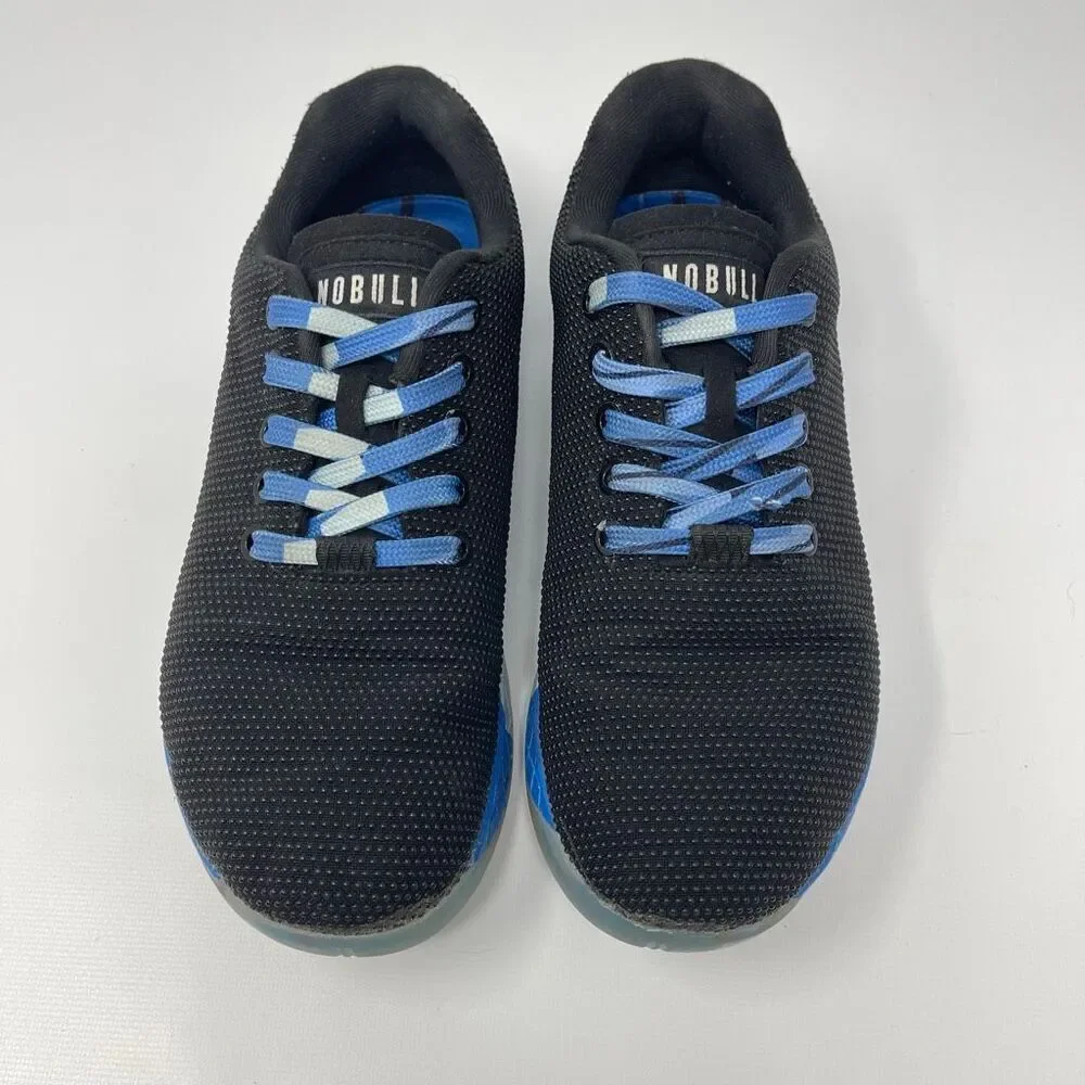 NOBULL Nobull Trainers Cross Strength Training Shoes Black Blue Women’s Size 8